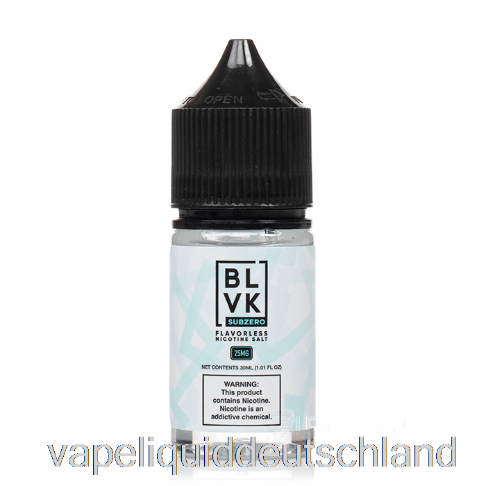 Sub Zero - Blvk-Salze - 30 Ml 25 Mg Vape Deutschland